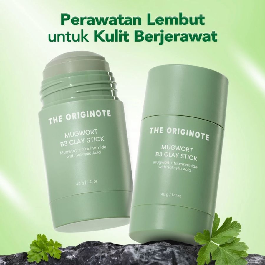 The Originote Mugwort B3 Clay Face Mask Stick 30gram