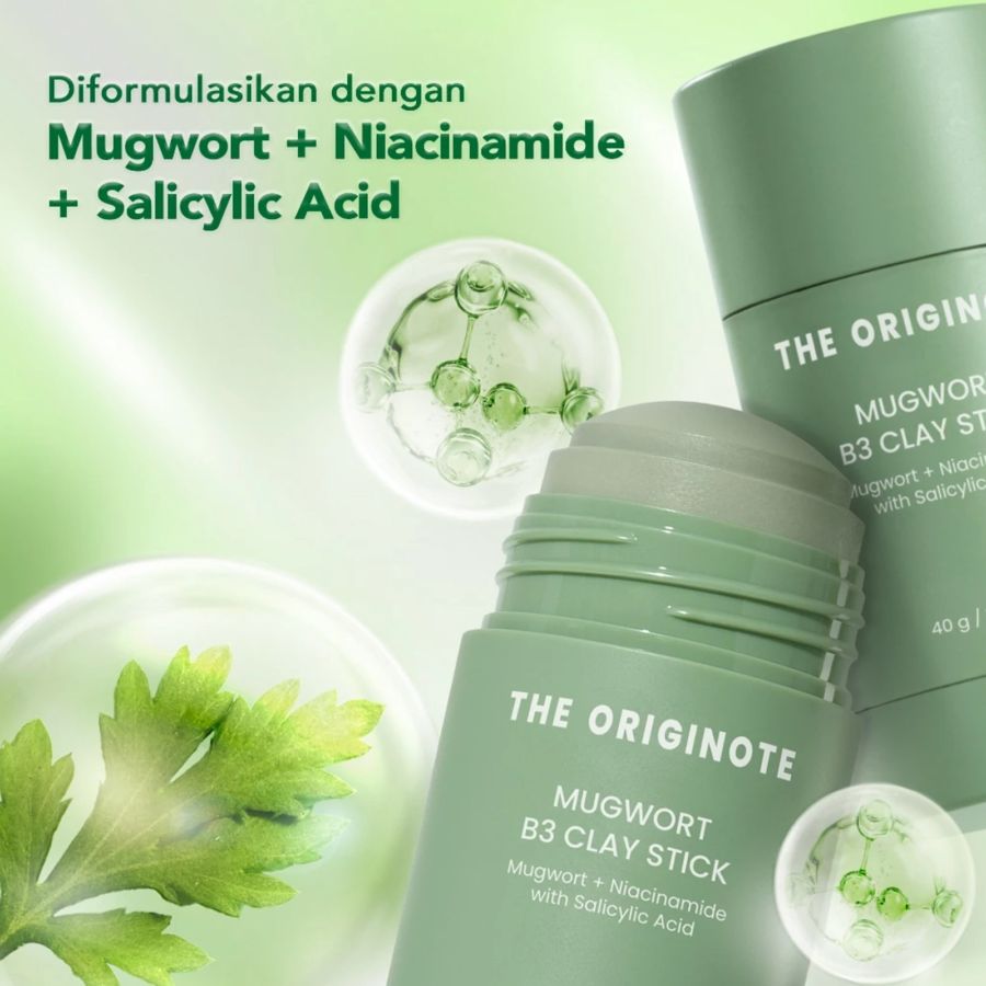 The Originote Mugwort B3 Clay Face Mask Stick 30gram