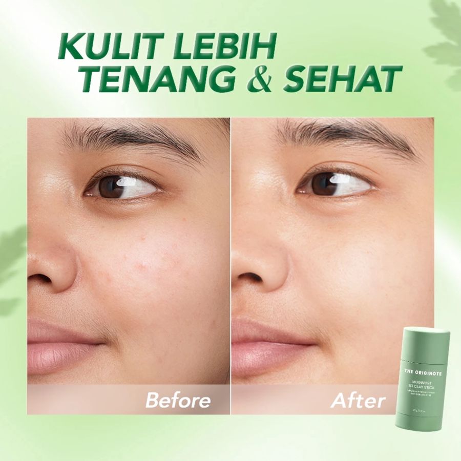 The Originote Mugwort B3 Clay Face Mask Stick 30gram