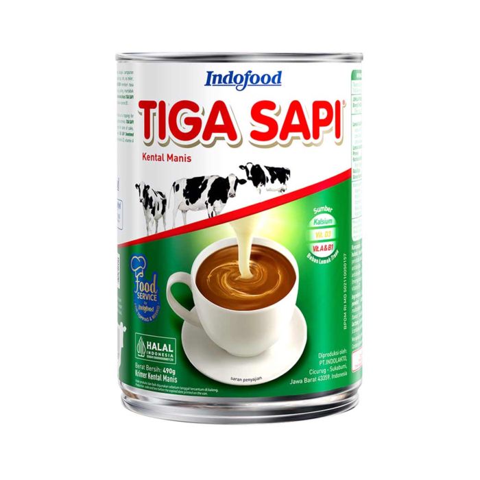 Tiga Sapi Kental Manis Can