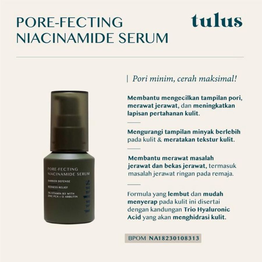 Tulus Pore-Fecting Niacinamide Serum 30ml