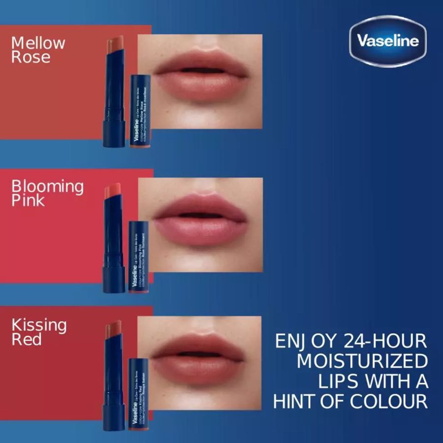 Vaseline Lip Care Colour+Care Kissing Red 3gram