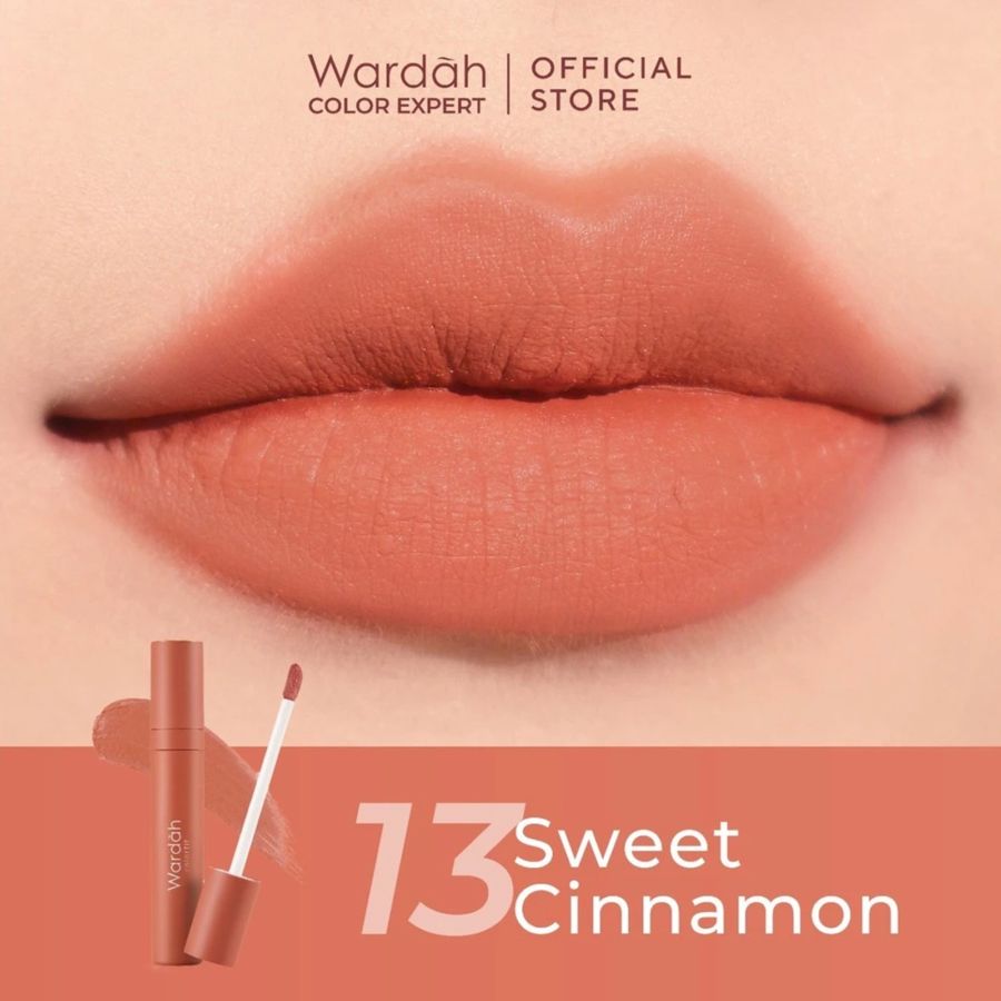 Wardah Colorfit Velvet Matte 13 Sweet Cinnamon Lip Mousse 4gram