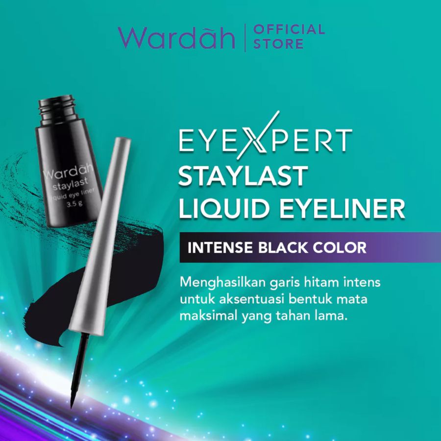 Wardah EyeXpert Staylast Liquid Eye Liner 3gram