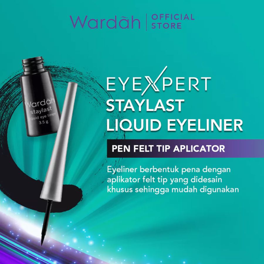 Wardah EyeXpert Staylast Liquid Eye Liner 3gram