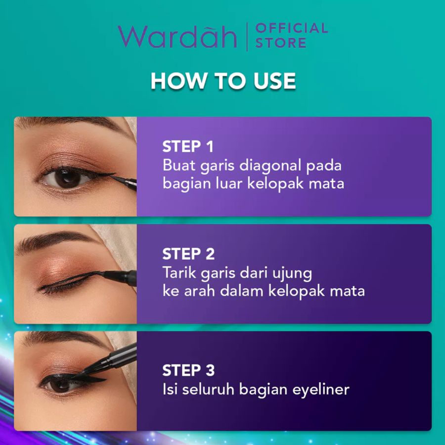 Wardah EyeXpert Staylast Liquid Eye Liner 3gram