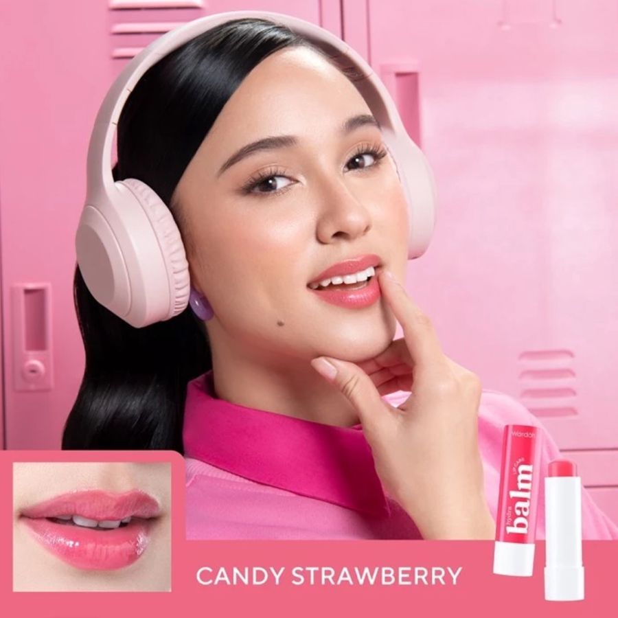 Wardah Hydrabalm Candy Strawberry Lip Balm 4gram