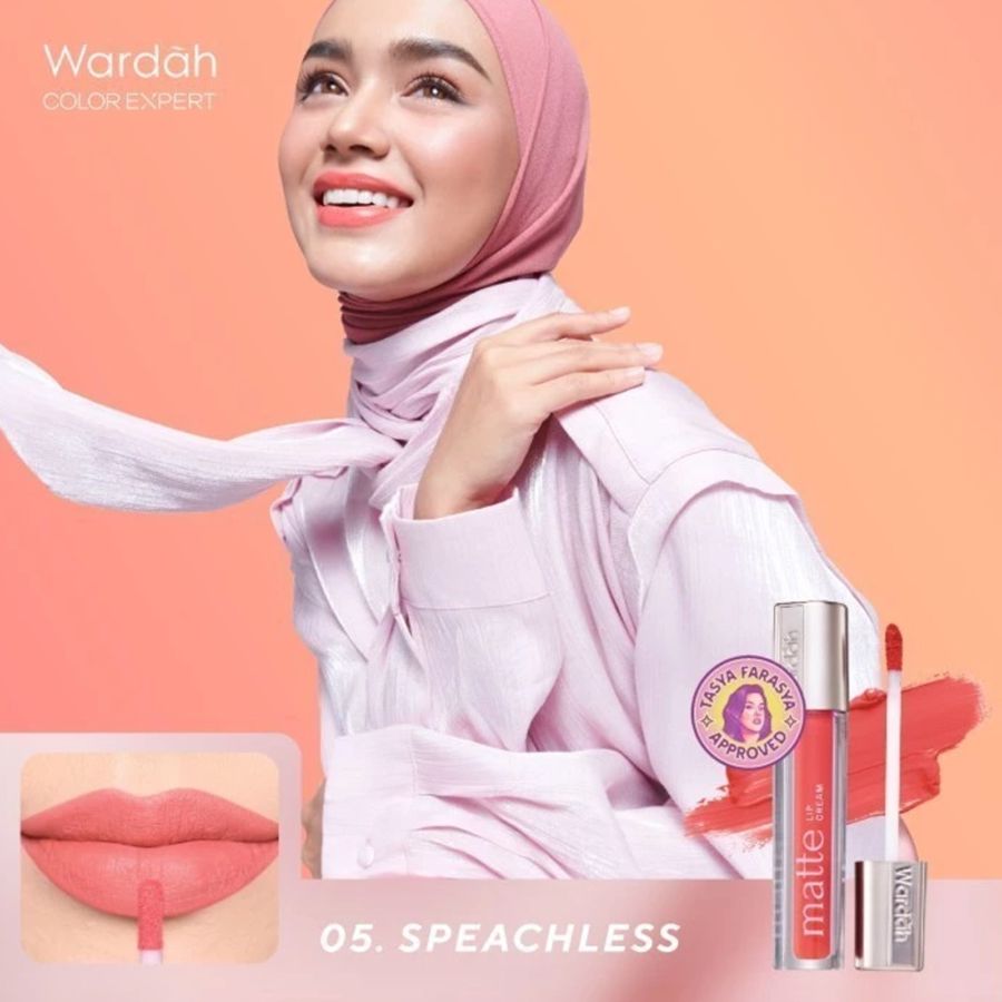 Wardah Matte 05 Speechless Lip Cream 4gram