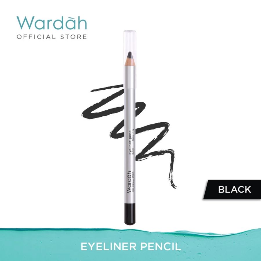Wardah Eyeliner Pencil Black 1.14gr 1stick 1stick