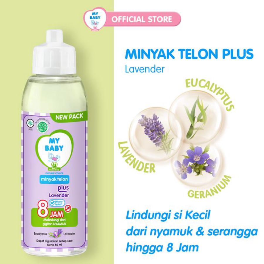My Baby Miyak Telon Plus Lavender Perawatan Bayi 150ml