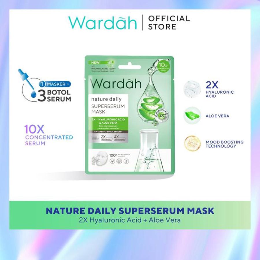 Wardah Nature Daily Superserum Sheet Mask 20ml