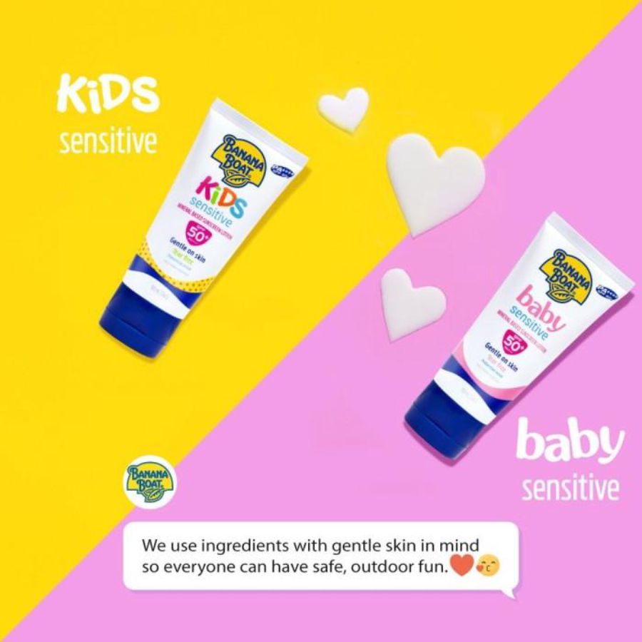 Banana Boat Kids Sensitive SPF 50+ PA+++ Sunscreen 90ml