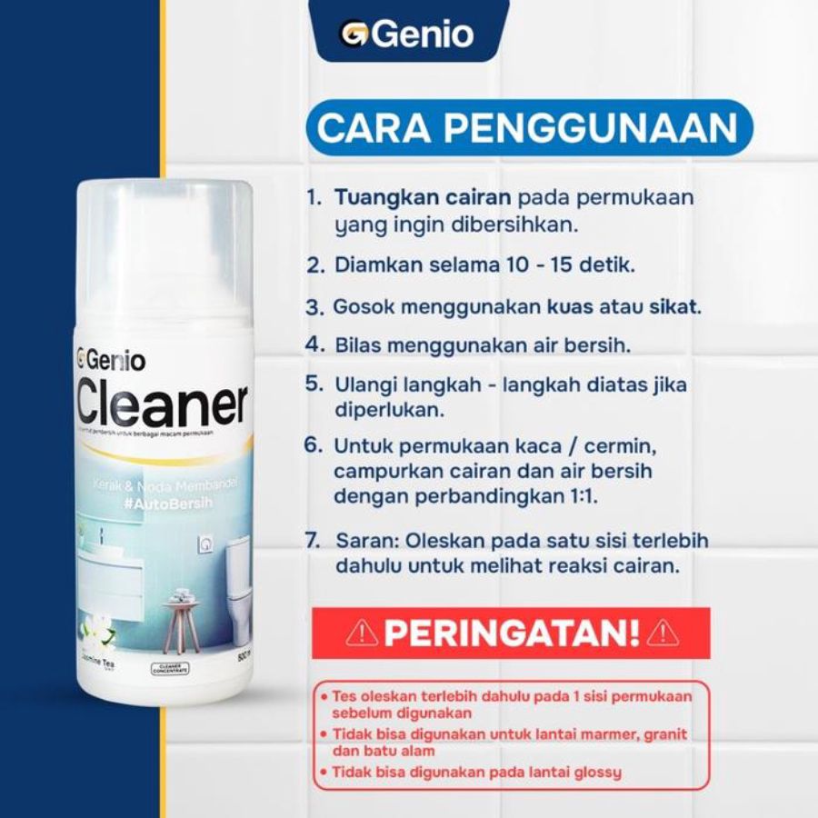 Genio Cleaner Cairan Pembersih Kerak 500ml