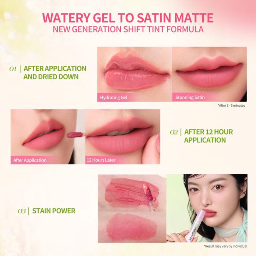 BNB Barenbliss Apple Makes Adorable Mousse Burgundy Heat Lip Tint 3gram