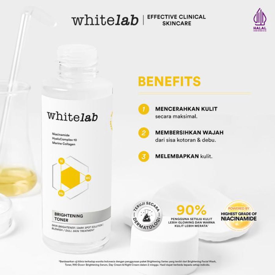 Whitelab Brightening Face Toner 100ml