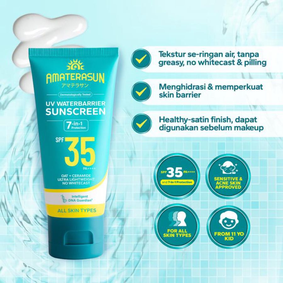 Amaterasun UV Waterbarrier Sunscreen SPF 35 PA 40ml