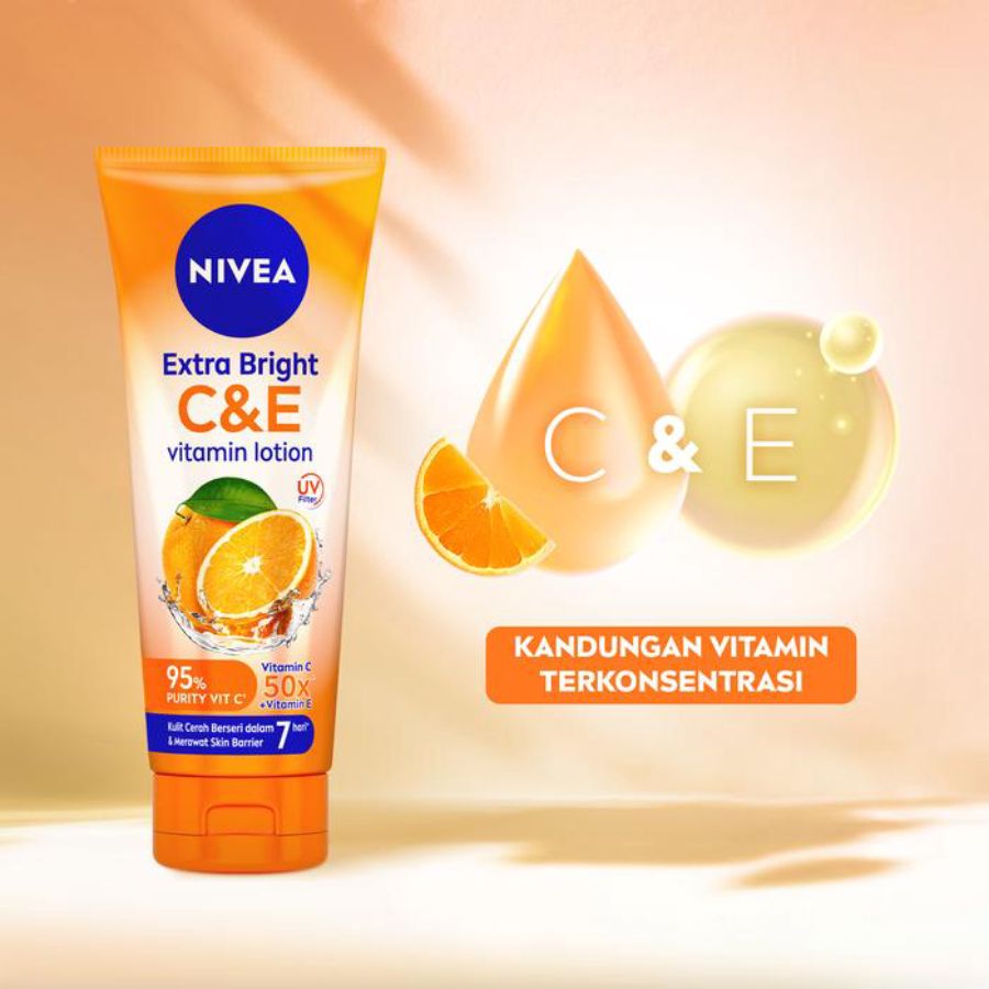 NIVEA Extra Bright C & E Vitamin Lotion 180ml