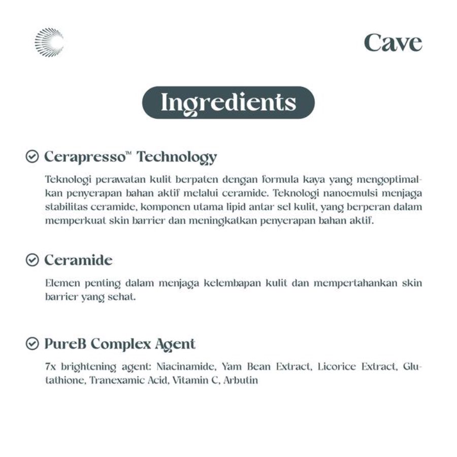 Cave Intense Bright Moisturizer 30gram