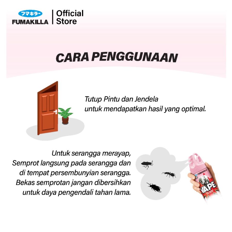 Vape Aerosol Sweet Powder Pembasmi Serangga 600ml