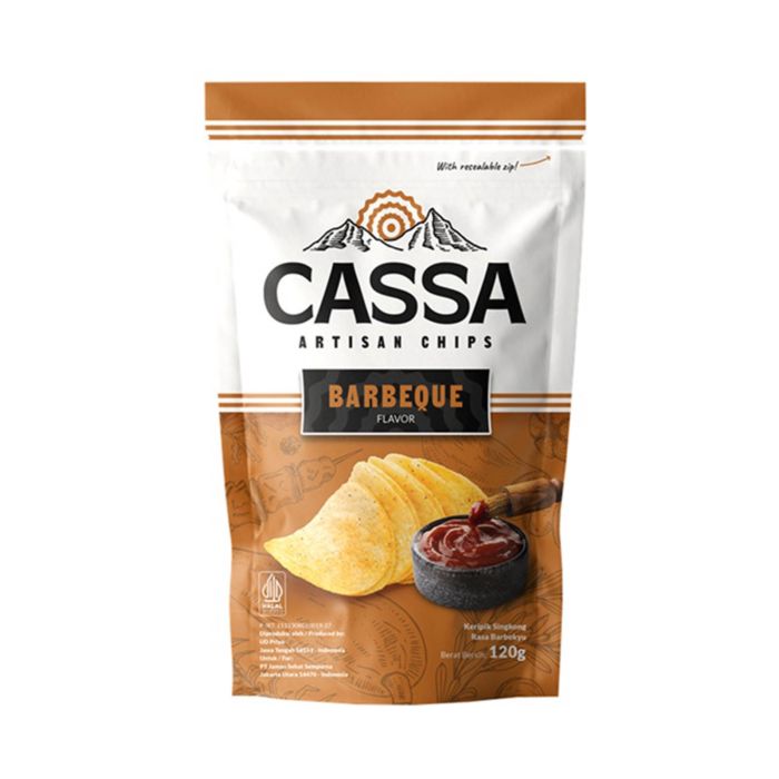 Cassa Artisan Chips Barbeque Flavor 120gram