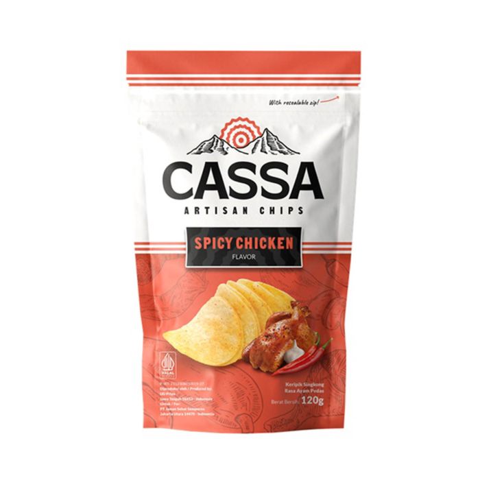 Cassa Artisan Chips Spicy Chicken 120gram