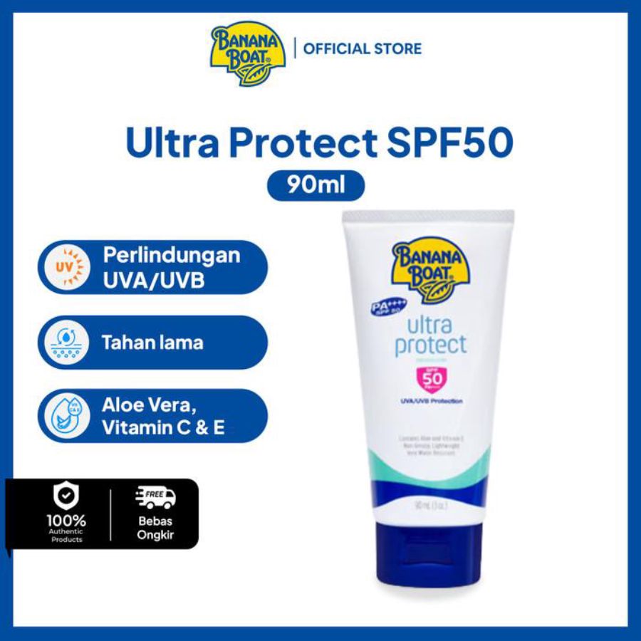 Banana Boat Ultra Protect Sunscreen Lotion SPF 50PA+++ 90ml