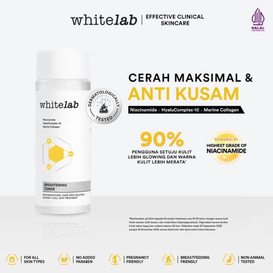 Whitelab Brightening Face Toner 100ml