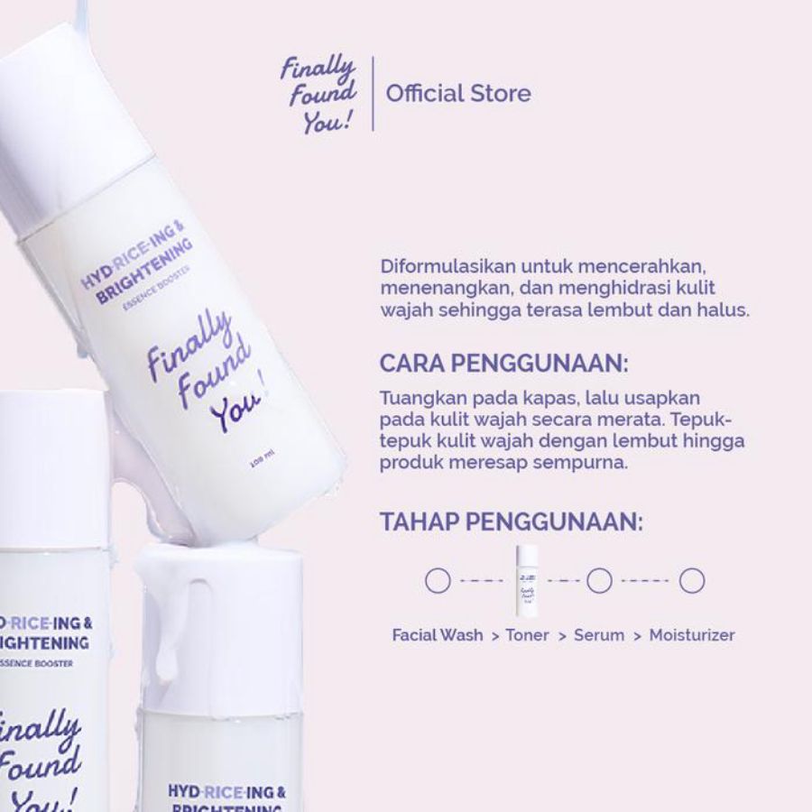 Finally Found You! Hydriceing & Brightening Essence Booster Toner 100ml