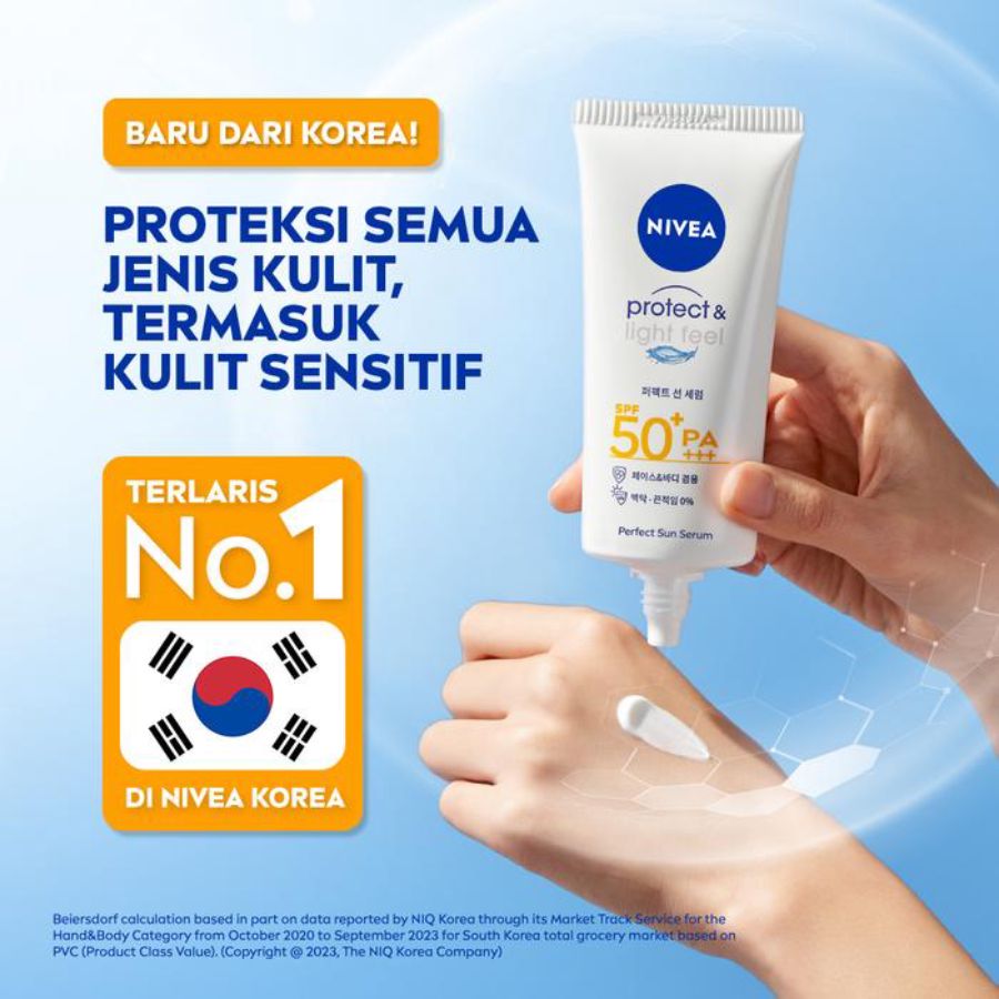 NIVEA SUN Face Protect & Light Feel SPF 50PA 90ml