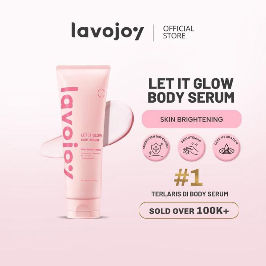 Lavojoy Let It Glow Body Serum Skin Brightening 180ml