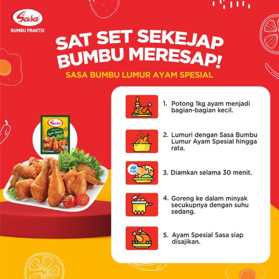 Sasa Bumbu Lumur Ayam Spesial 26gram