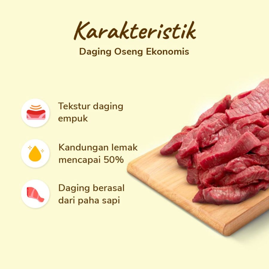 Daging Oseng Ekonomis 250gram