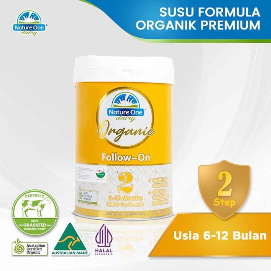 Nature One Dairy Organic Follow-On Step 2 6-12 Months 900gram