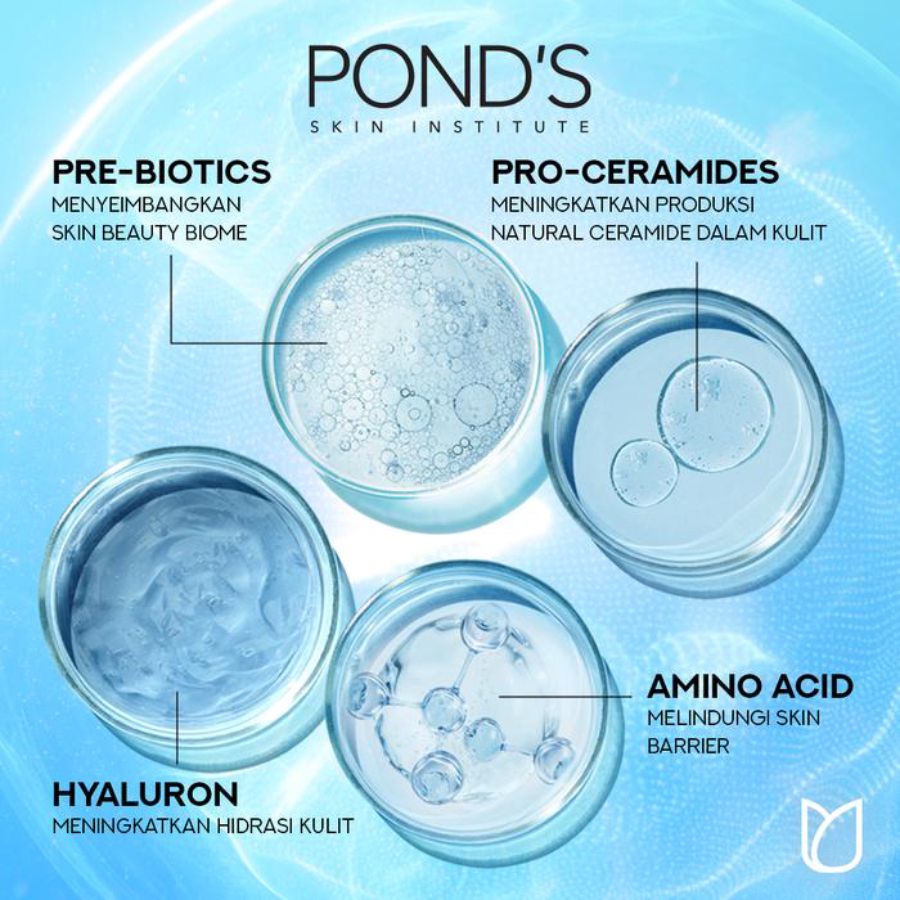 Ponds Hydra Miracle Ultra Light Biome Gel Pelembab Wajah 20gram