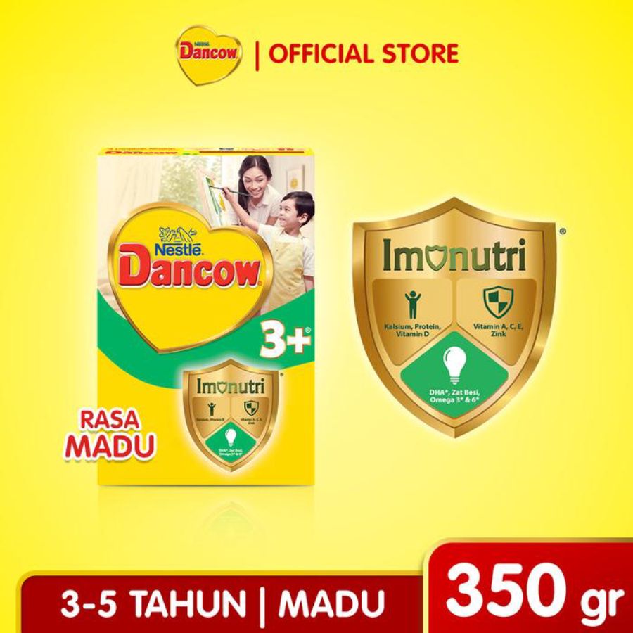 Dancow Madu 3-5 Thn Advanced Excelnutri/Susu Formula 350gram