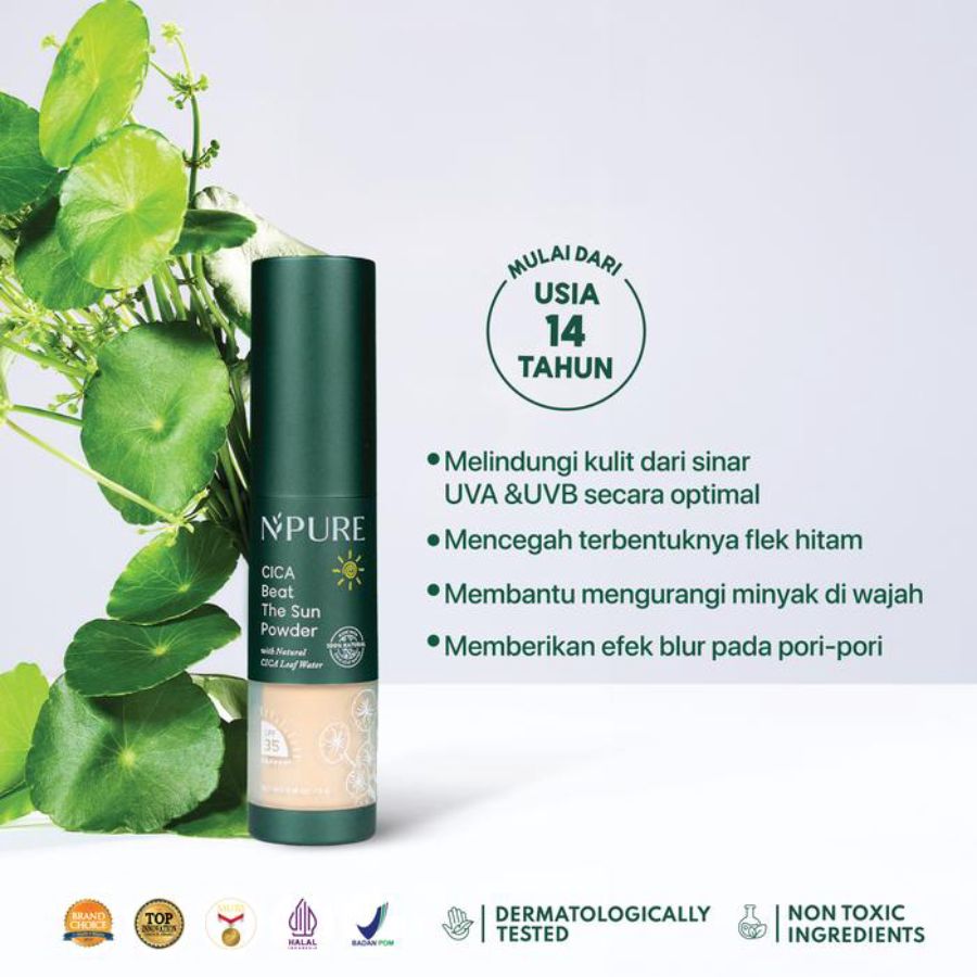 NPURE Cica Beat The Sun Powder SPF 35 5gram