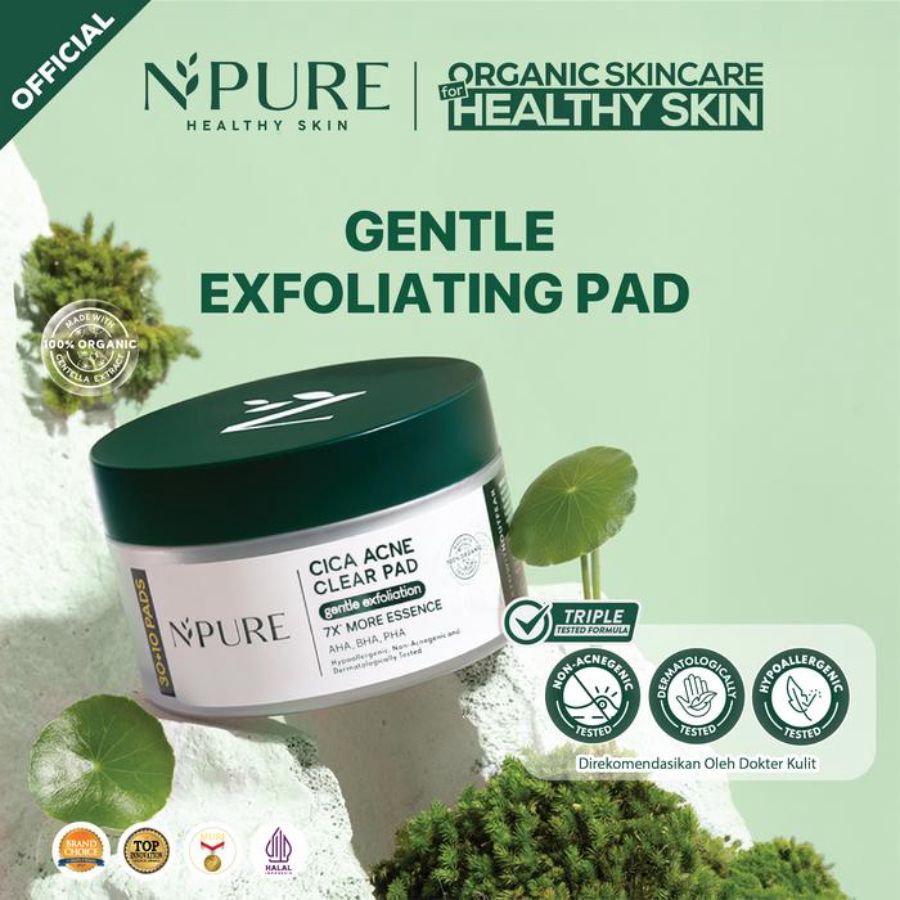 Npure Cica Acne Gentle Exfoliation Clear Pad 40sheets