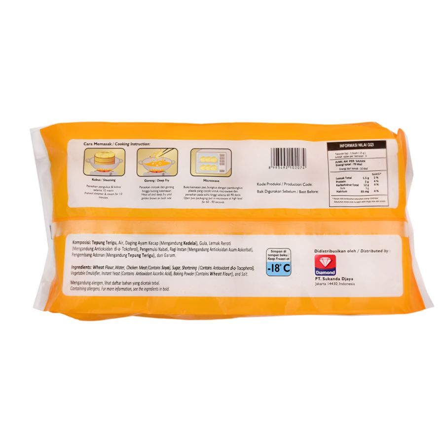 Edo Mini Pau Isi Ayam Kecap 200gram