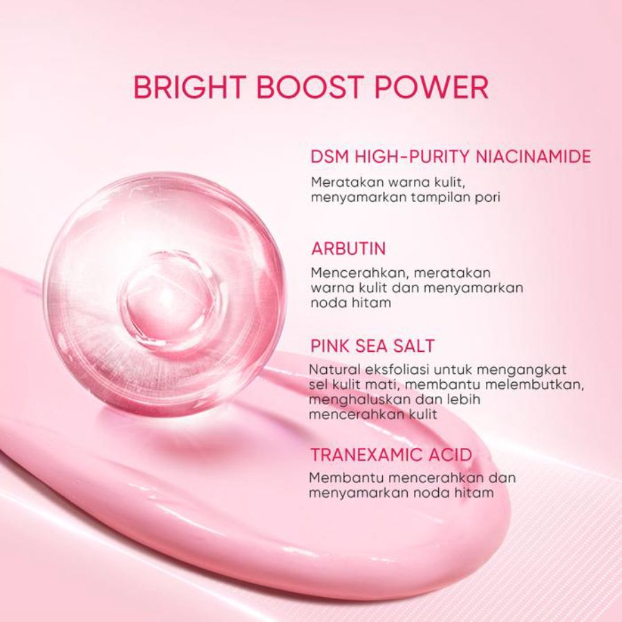Skintific Niacinamide Bright Boost Clay Face Mask Stick 40gram