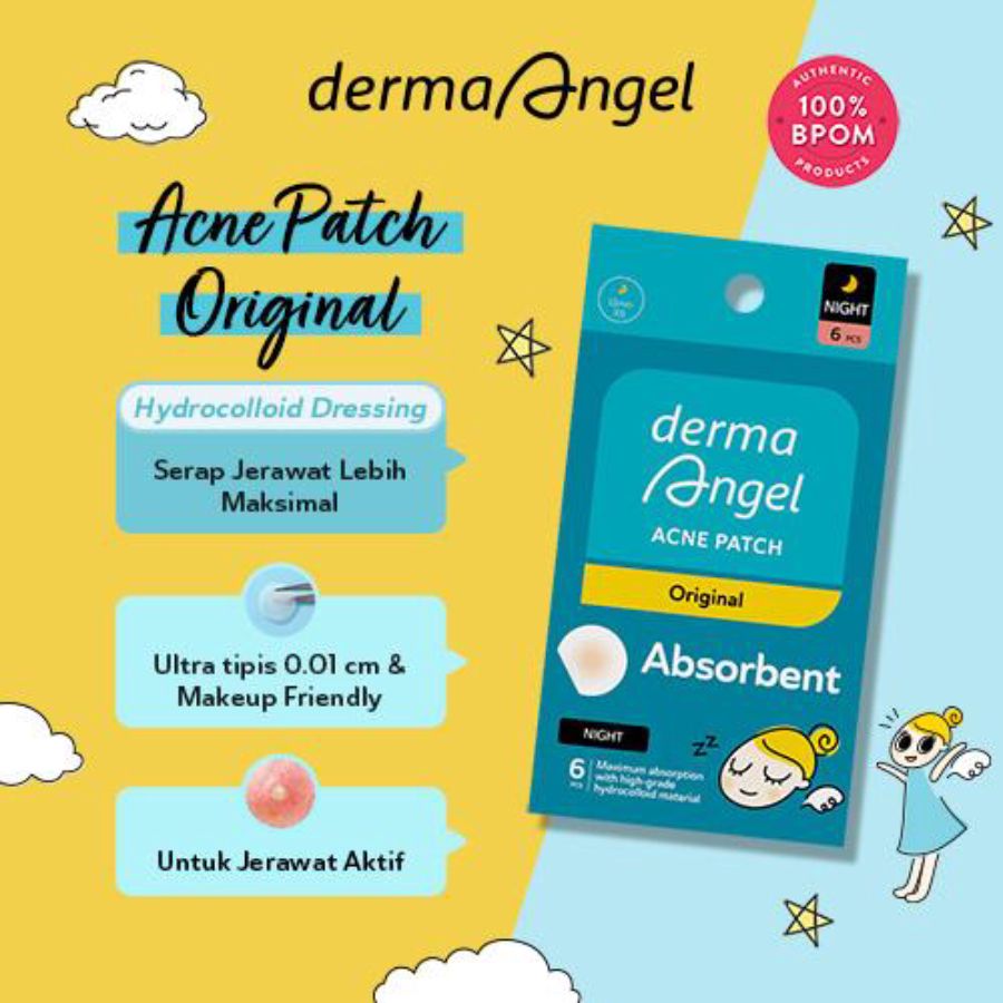 Derma Angel Original Absorbent Night Acne Patch 6patch