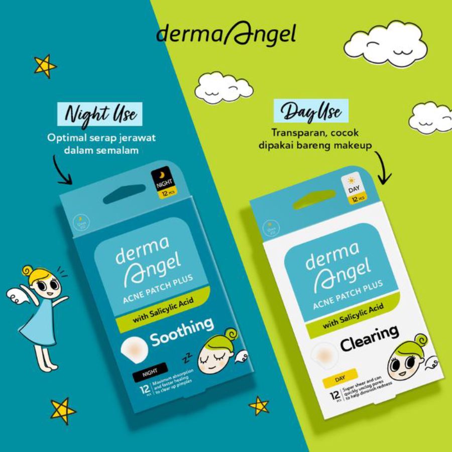 Derma Angel Acne Patch Plus Salicylic Acid Soothing Night 6patch