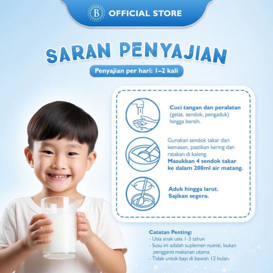 Bellamy's Organic Toddler Milk Drink Step 3 Susu Formula Organik Usia 1 - 3 Tahun 900gram