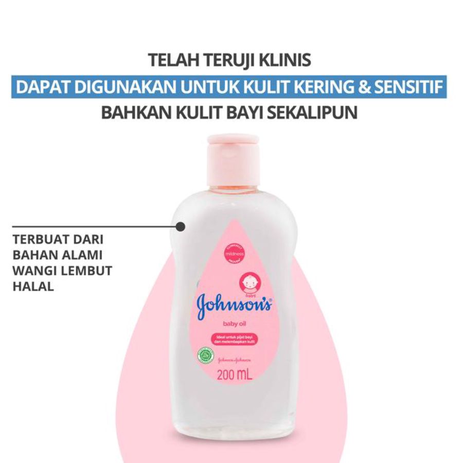 Johnson's Baby Oil Perawatan Bayi 200ml