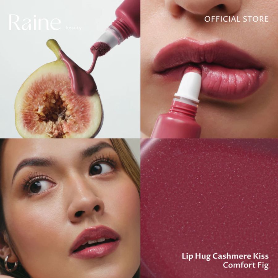 Raine Beauty Lip Hug Cashmere Kiss Comfort Fig Lipstik 10gram
