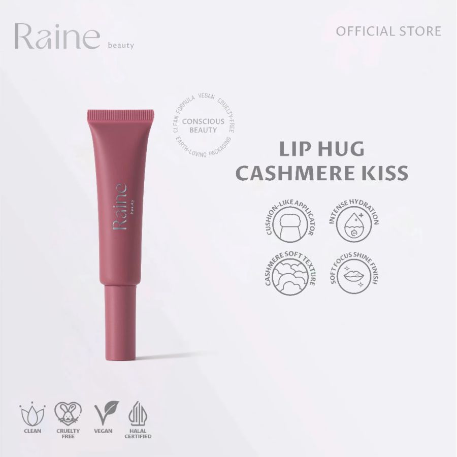 Raine Beauty Lip Hug Cashmere Kiss Comfort Fig Lipstik 10gram