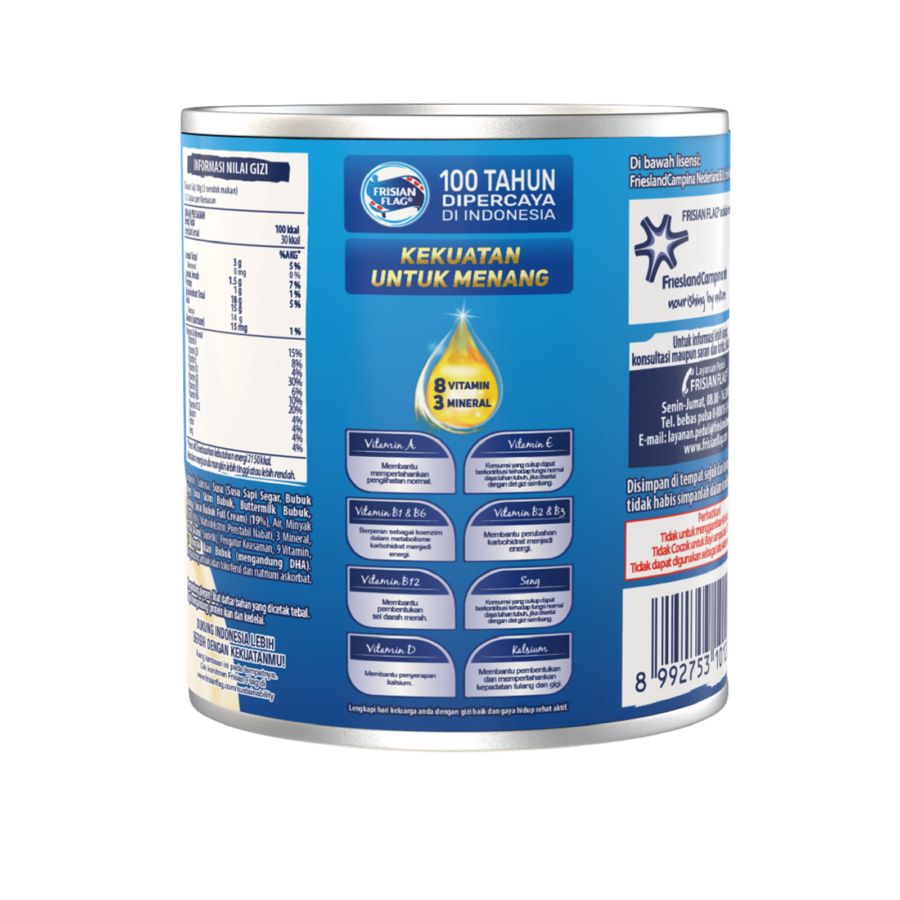 Frisian Flag Kental Manis Kaleng 370gram