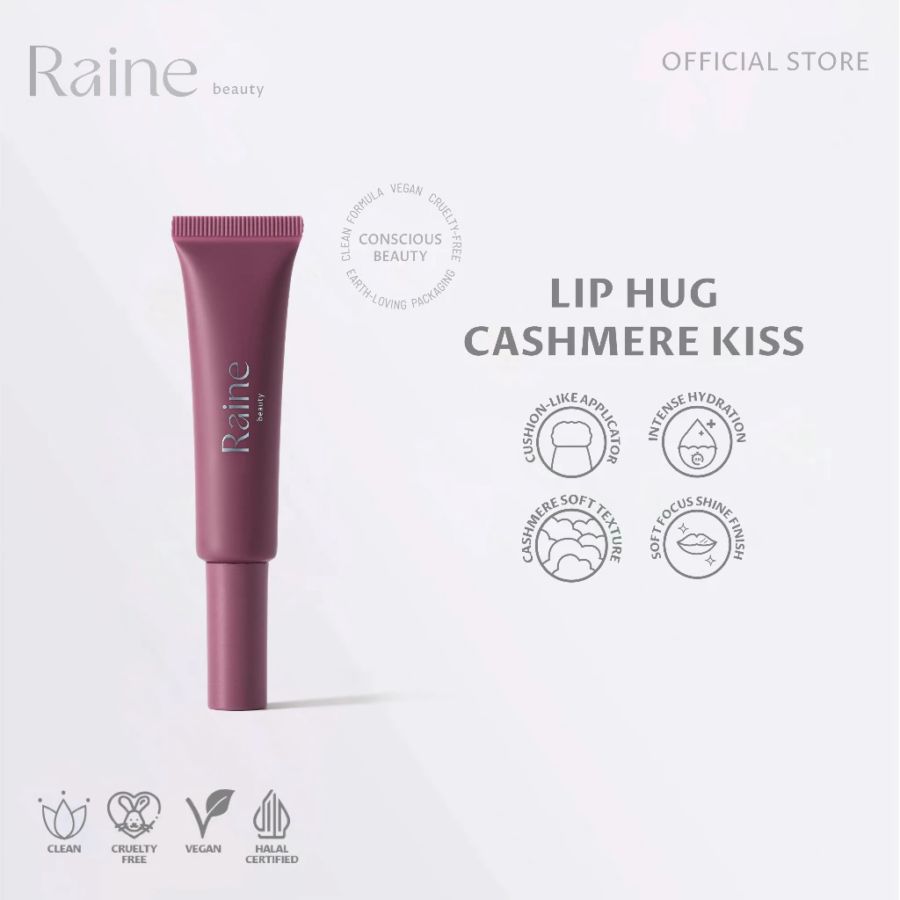 Raine Beauty Lip Hug Cashmere Kiss Gentle Rosewood Lipstik 10gram