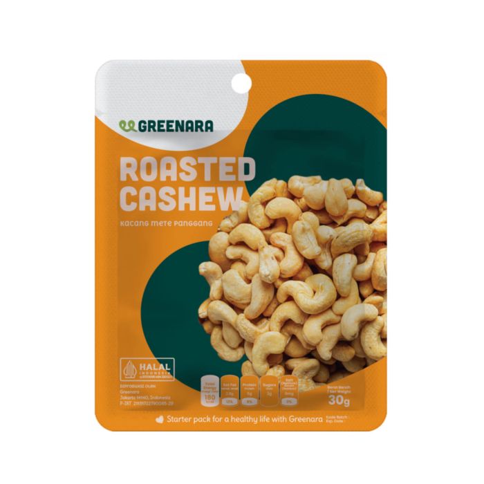 Greenara One Serving Roasted Cashew 30gr