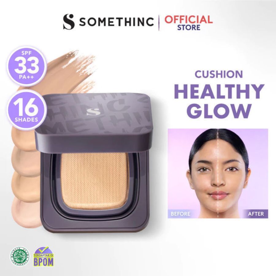 Somethinc Copy Paste Breathable Cushion SPF 33 PA++ C01 Perle 15gram