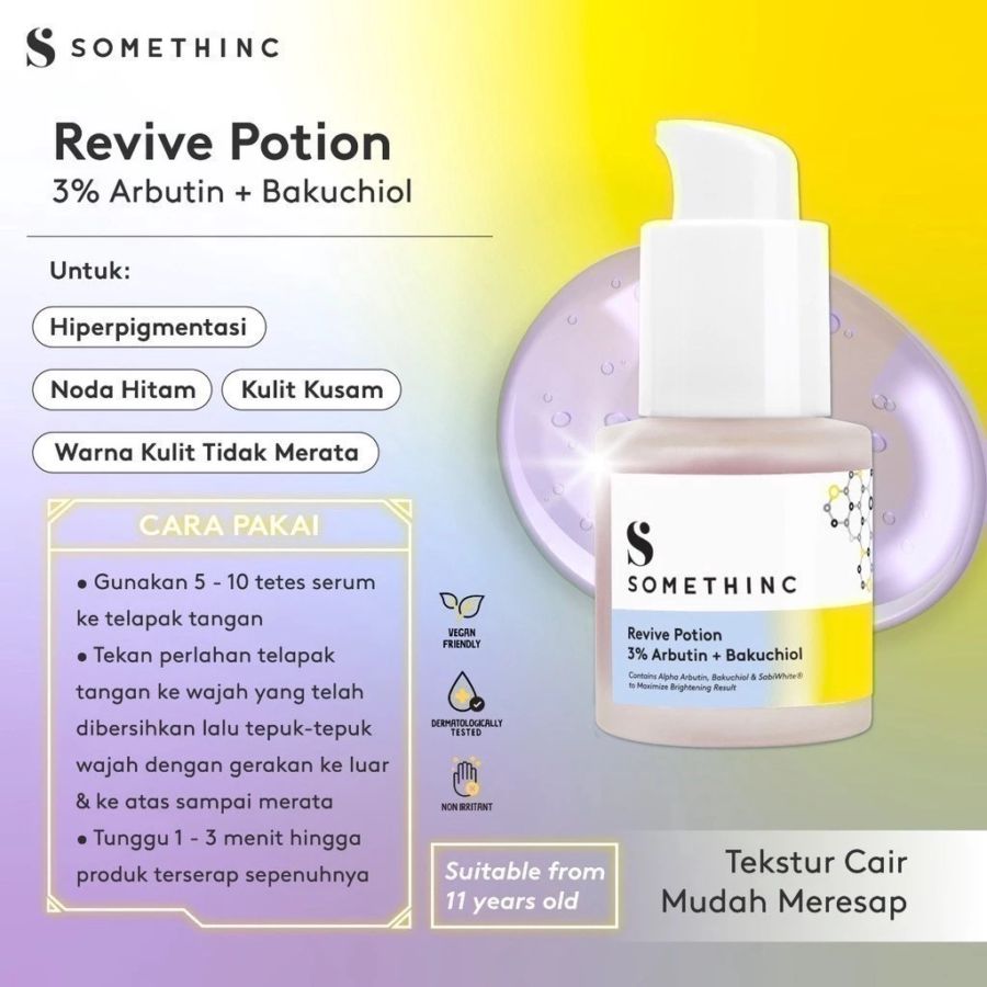 Somethinc Revive Potion 3% Arbutin + Bakuchiol 1pcs